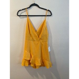 NWT Yellow Romper